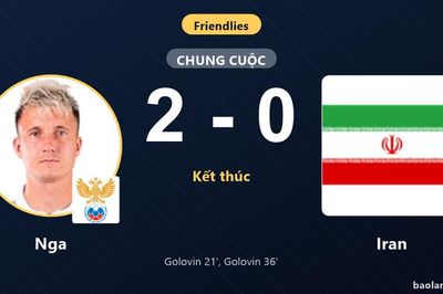Golovin lập cú đúp, Nga đánh bại Iran tại Kazan Arena