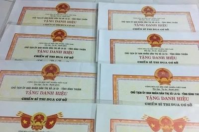 Quy định mới về tỷ lệ xét tặng danh hiệu Chiến sĩ thi đua cơ sở áp dụng từ 01/10/2026