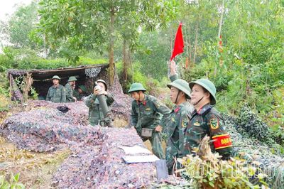 Diễn tập tiếp nhận dự bị động viên và thực hành tiến công tiêu diệt địch lâm thời phòng ngự