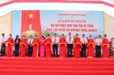 Đà Nẵng khánh thành Nhà lưu niệm cụ Huỳnh Thúc Kháng