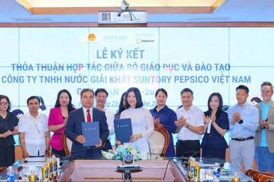 Bộ Giáo dục và Đào tạo và Suntory PepsiCo Việt Nam ký kết hợp tác giai đoạn 2026 - 2029