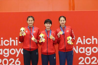 Cầu mây nữ Việt Nam giành huy chương vàng ASIAD 2026
