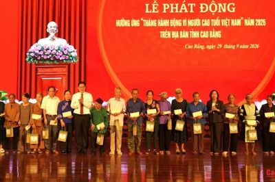 Lễ phát động hưởng ứng 'Tháng hành động vì người cao tuổi Việt Nam'