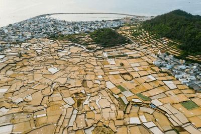 Việt Nam có một nơi giữa biển xuất hiện những thửa ruộng bậc thang làm từ đá núi lửa, đẹp nhất khi nhìn từ trên cao