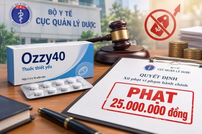 Kê khai sai giá thuốc, Công ty dược phẩm Đạt Vi Phú bị phạt 25 triệu đồng