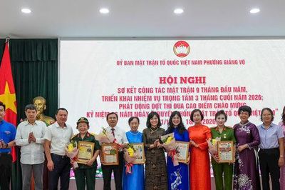 Mặt trận Tổ quốc Việt Nam phường Giảng Võ đổi mới phương thức hoạt động, hướng về cơ sở