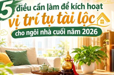 5 điều cần làm để kích hoạt vị trí tụ tài lộc cho ngôi nhà cuối năm 2026