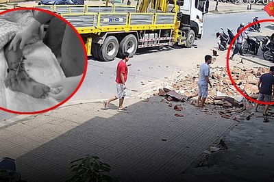 Cổng làng sập đè bé trai lớp 3, bác sĩ nối tạm bàn tay vào mạch máu cẳng chân