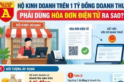 Hộ kinh doanh trên 1 tỷ đồng doanh thu phải dùng hóa đơn điện tử ra sao?