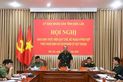 Đắk Lắk: Ba lực lượng Công an, Quân sự, Biên phòng hiệp đồng, giữ vững an ninh, trật tự