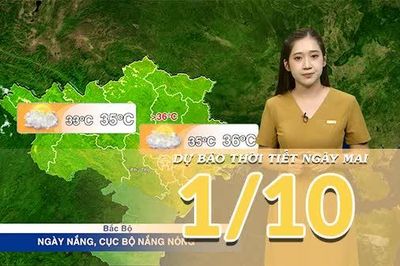 [Video] Dự báo thời tiết đêm nay và ngày mai 1/10/2026: Mưa to tại Nam Bộ, Bắc Bộ và Trung Bộ tăng nhiệt