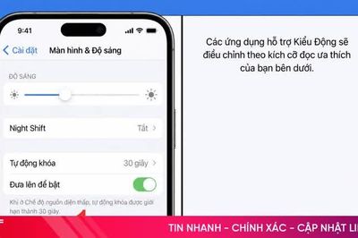 Cách chỉnh cỡ chữ trên iPhone 18 Pro Series và iPhone Duo nhanh nhất