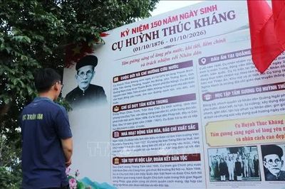 Phát huy tinh thần cách mạng của cụ Huỳnh Thúc Kháng trong kỷ nguyên phát triển mới