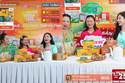 Mega Live đưa đặc sản Hà Tĩnh lên không gian số