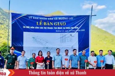 Mường Lát tổ chức bốc thăm nền tái định cư cho 29 hộ bị ảnh hưởng do thiên tai