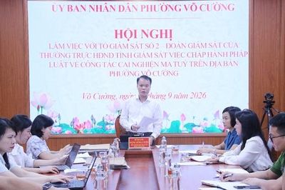 Bắc Ninh: Giám sát việc chấp hành cai nghiện ma túy tại phường Võ Cường