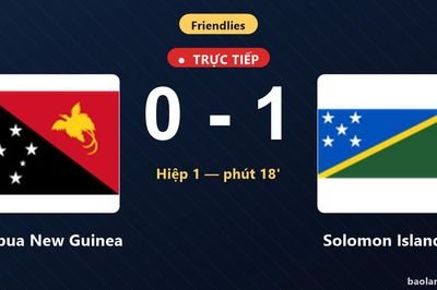TRỰC TIẾPTrực tiếp Papua New Guinea vs Solomon Islands: Solomon Islands mở tỷ số