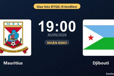 Trận Mauritius vs Djibouti bị hủy