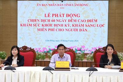Lâm Đồng phát động chiến dịch 60 ngày đêm khám sức khỏe toàn dân