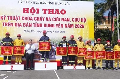 Nhiệt điện Thái Bình: Đạt giải tại Hội thao PCCC tỉnh Hưng Yên