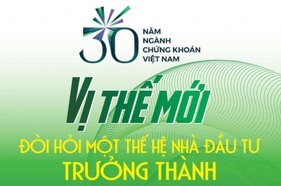 30 năm ngành Chứng khoán Việt Nam: Vị thế mới đòi hỏi một thế hệ nhà đầu tư trưởng thành