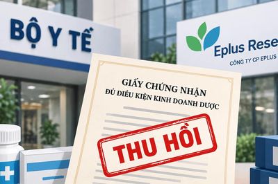 Thu hồi giấy chứng nhận kinh doanh dược của Eplus Research