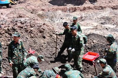 Đã quy tập được 682 bộ hài cốt liệt sĩ tại Công viên Lê Thị Riêng
