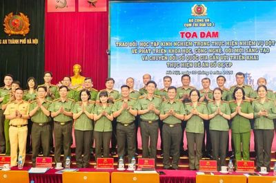 Công an 3 thành phố chia sẻ mô hình chuyển đổi số hiệu quả
