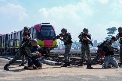 Diễn tập phòng chống khủng bố, bom mìn trên hệ thống Metro