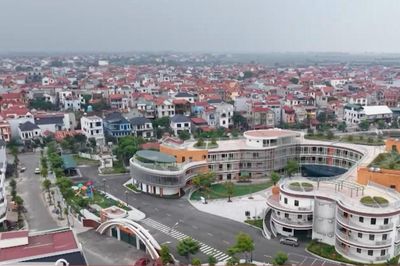 Ngôi trường mới trong khu tái định cư Vành đai 4