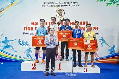 Đại hội Thể dục Thể thao tỉnh Cà Mau: Tranh tài kịch tính, trao 44 huy chương