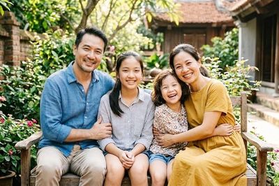 Gia đình có hai con gái dưới 16 tuổi có thể được hỗ trợ mua BHYT, sữa học đường