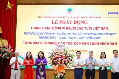 Phường Tây Hồ khai mạc Tháng hành động vì Người cao tuổi Việt Nam năm 2026