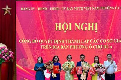 Phường Ô Chợ Dừa tạo chuyển biến rõ nét trên nhiều lĩnh vực