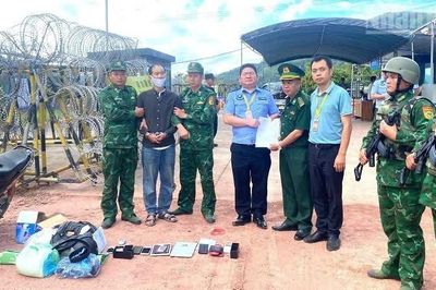 Điện Biên bàn giao một người Trung Quốc nhập cảnh trái phép vào địa bàn