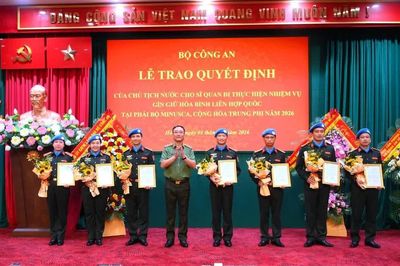 Xây dựng hình ảnh tự hào về người chiến sĩ Công an tham gia hoạt động gìn giữ hòa bình