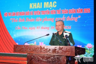 Thượng tướng Lê Quang Minh dự khai mạc Hội thi Cán bộ Đoàn giỏi và Tuyên truyền viên trẻ toàn quân khu vực phía Nam