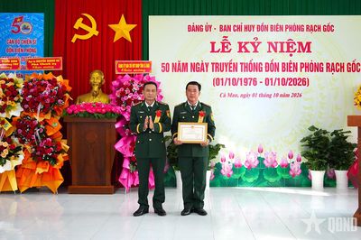 Cà Mau: Đồn Biên phòng Rạch Gốc 50 năm vững vàng nơi đầu sóng