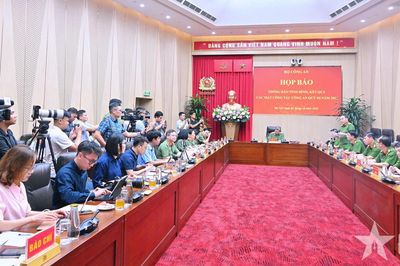 Bộ Công an họp báo quý III-2026