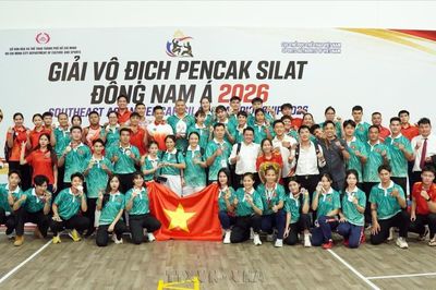 Pencak Silat Việt Nam đứng nhất toàn đoàn Giải vô địch Đông Nam Á 2026