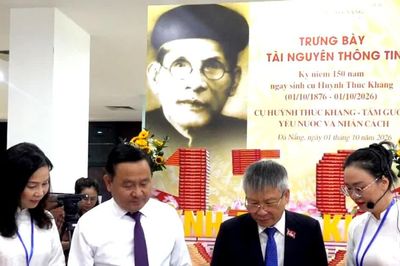 Nêu gương cụ Huỳnh Thúc Kháng, khơi dậy trí tuệ, ý chí và khát vọng Việt Nam