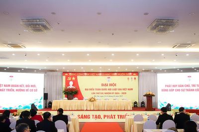 Ngày 6 - 7/10/2026 diễn ra Đại hội đại biểu toàn quốc Hội Luật gia Việt Nam lần thứ XV, nhiệm kỳ 2026-2031