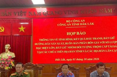 Công an Đắk Lắk thông tin về vụ án phân bón giả và trộm cắp tại cơ sở thờ tự