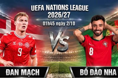 Nhận định Đan Mạch vs Bồ Đào Nha, 01h45 ngày 2/10: Ronaldo rời đội, Bồ Đào Nha có tiếp tục thắng?