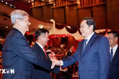 Chủ tịch Quốc hội Trần Thanh Mẫn dự Lễ kỷ niệm 150 năm Ngày sinh cụ Huỳnh Thúc Kháng