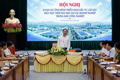 Bắc Ninh thúc đẩy phát triển điện mặt trời mái nhà tại các doanh nghiệp