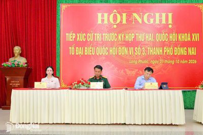 Tổ đại biểu Quốc hội đơn vị số 3, thành phố Đồng Nai tiếp xúc cử tri xã Long Phước và Phước Thái