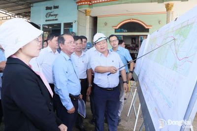Thường trực HĐND thành phố Đồng Nai khảo sát tiến độ triển khai Dự án cao tốc Gia Nghĩa - Chơn Thành