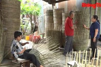 Làng nghề truyền thống gắn sinh kế với cây tre, trúc