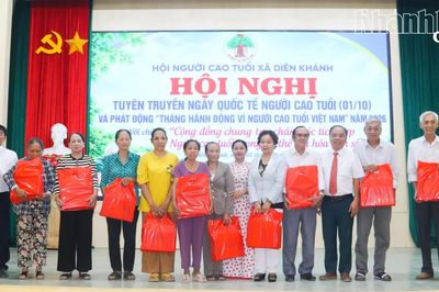 Xã Diên Khánh phát động "Tháng hành động vì người cao tuổi Việt Nam"